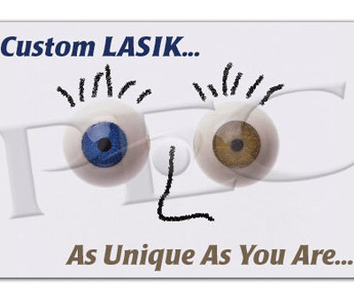 Custom LASIK - Unique Eyes Post Card