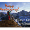Happy Anniversary - Mountain View Post Card