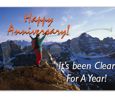 Happy Anniversary - Mountain View Post Card