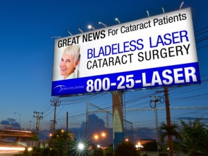 Laser Cataract Surgery Billboard