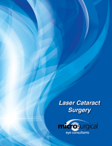 Laser Cataract Surgery Deluxe Brochure Covers:
