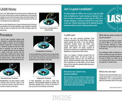 LASIK Laser Vision Correction Brochure