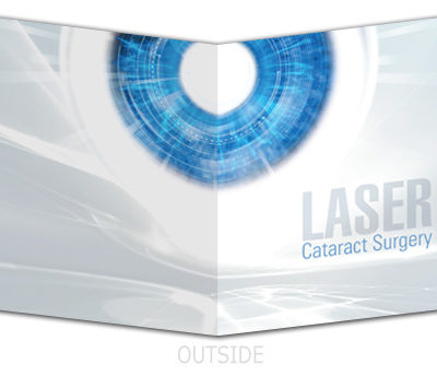 Laser Cataract Surgery Pocket Folder UV Spot